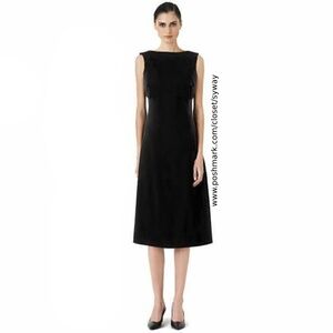 Giorgio Armani Modest Black Cocktail Dress